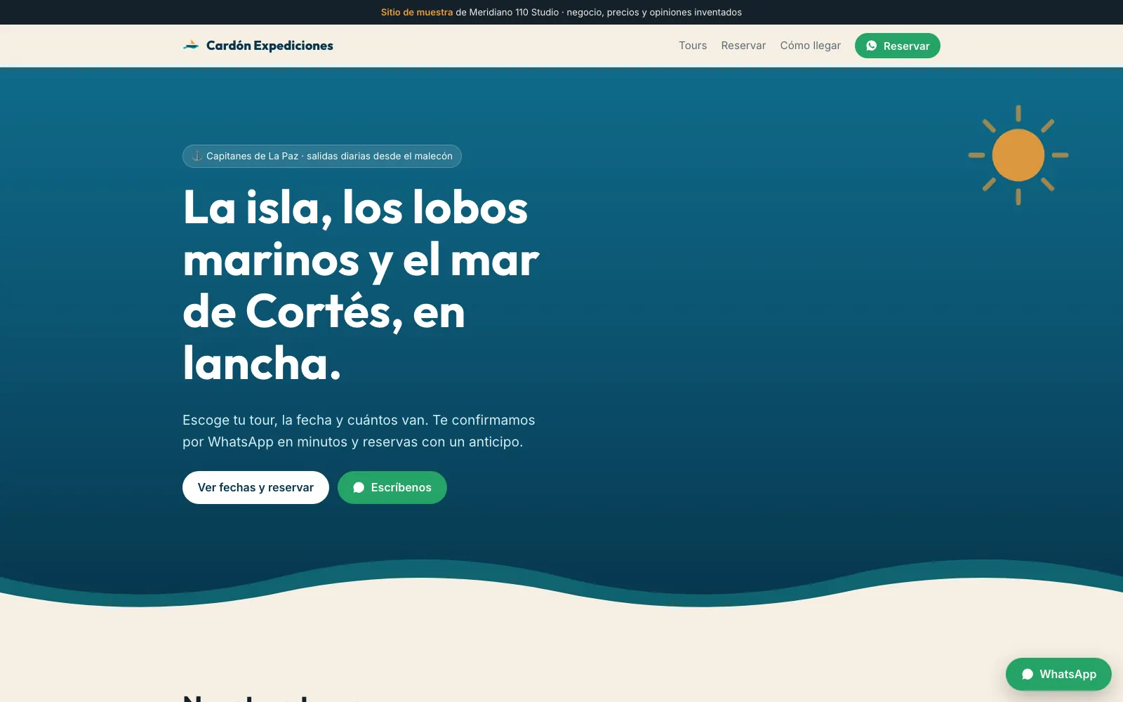 Cardón Expediciones home page